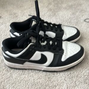 nike dunks, worn and washed, in good condition